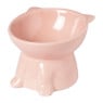 Voerbak voor kat - roze - ø10.3x13 cm