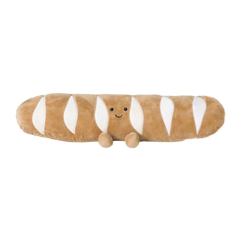 Knuffel baguette - bruin - 45x12 cm