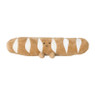 Knuffel baguette - bruin - 45x12 cm