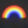 Neon LED lamp regenboog - multikleur - 30x16 cm