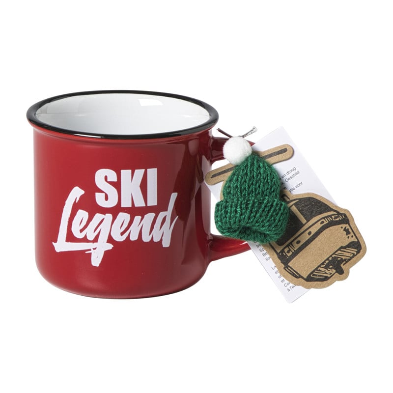 Mok ski legend - rood