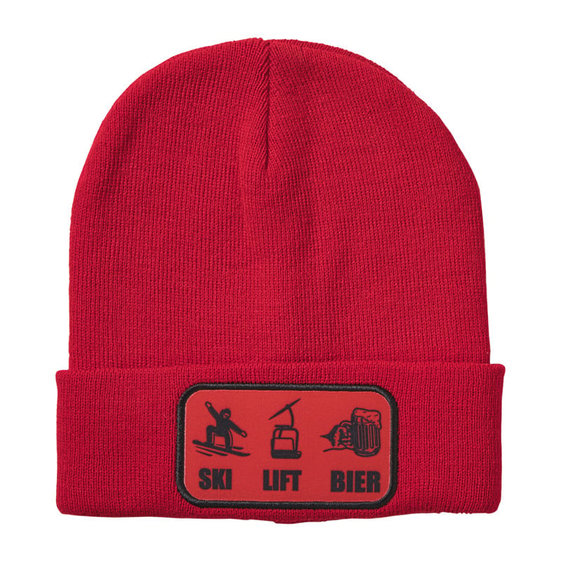 Ski muts - rood