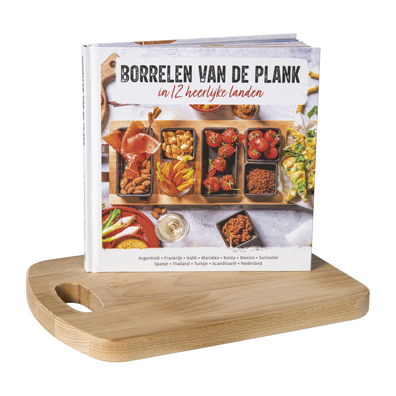 Borrelplank met borrelboek