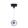 Disco licht met discobal - zilverkleurig - ø15x30 cm