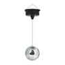Disco licht met discobal - zilverkleurig - ø15x30 cm