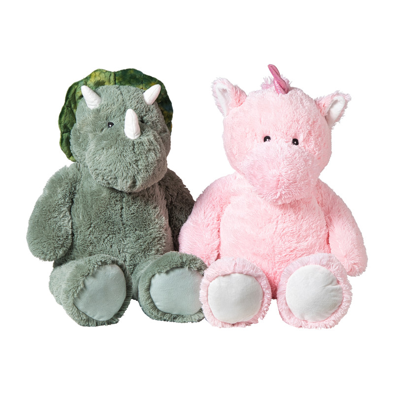 Knuffel dino XL - groen - 100 cm