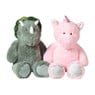 Knuffel dino XL - groen - 100 cm