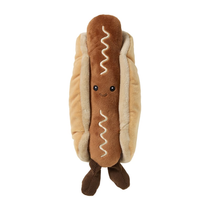 Pluche knuffel hotdog