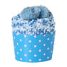 Fluffysokken muffin - blauw - maat 38-42