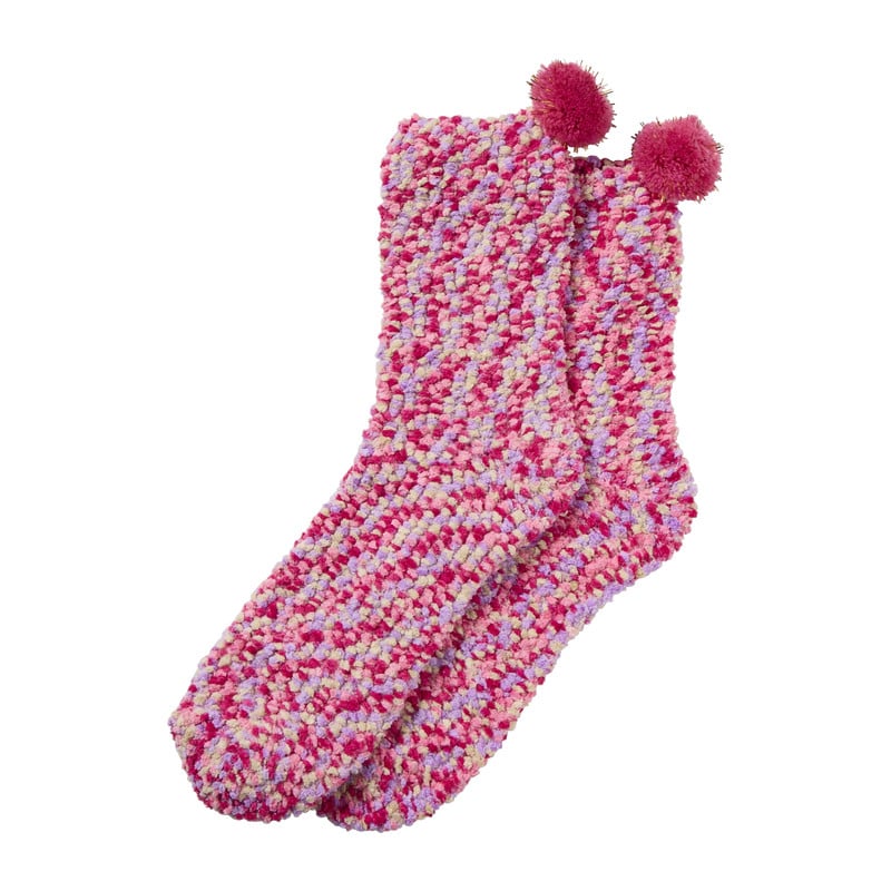 Fluffysokken muffin - roze - maat 38-42
