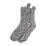 Fluffysokken muffin - geel - maat 38-42