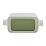 Lexon alarm klok rotation LR135 - wit/groen