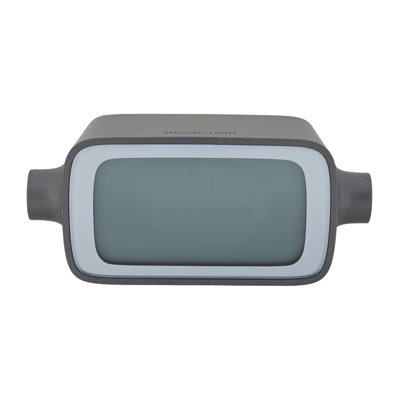 Lexon alarm klok rotation LR135 - donkergrijs