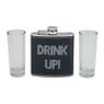Heupfles met 2 borrelglazen - 60 ml - diverse varianten