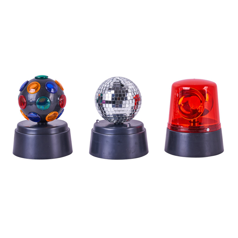 Discolampen - set van 3 lampen