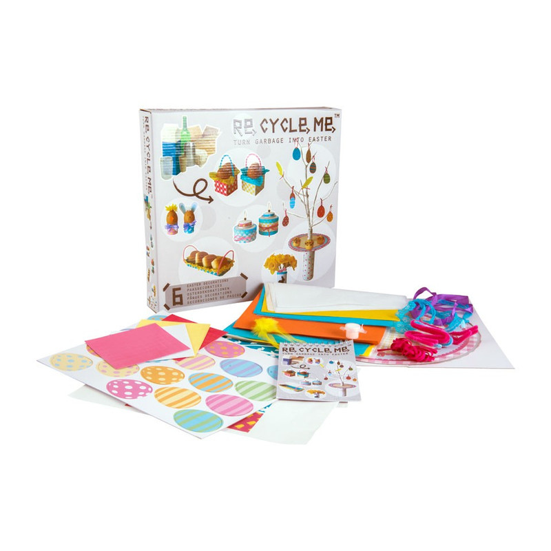 Re-Cycle-Me home deco - Pasen - 6 decoraties 
