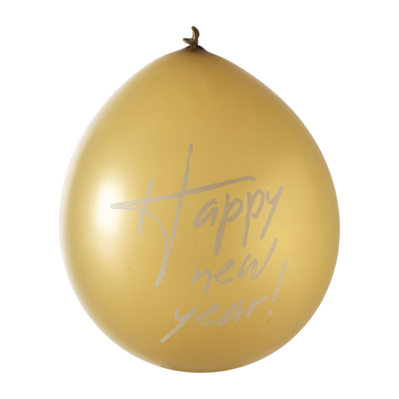 Ballonnen happy new year - set van 6