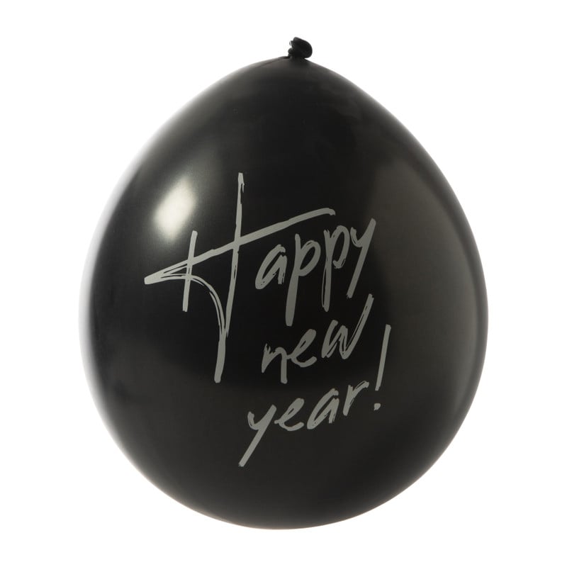Ballonnen happy new year - set van 6
