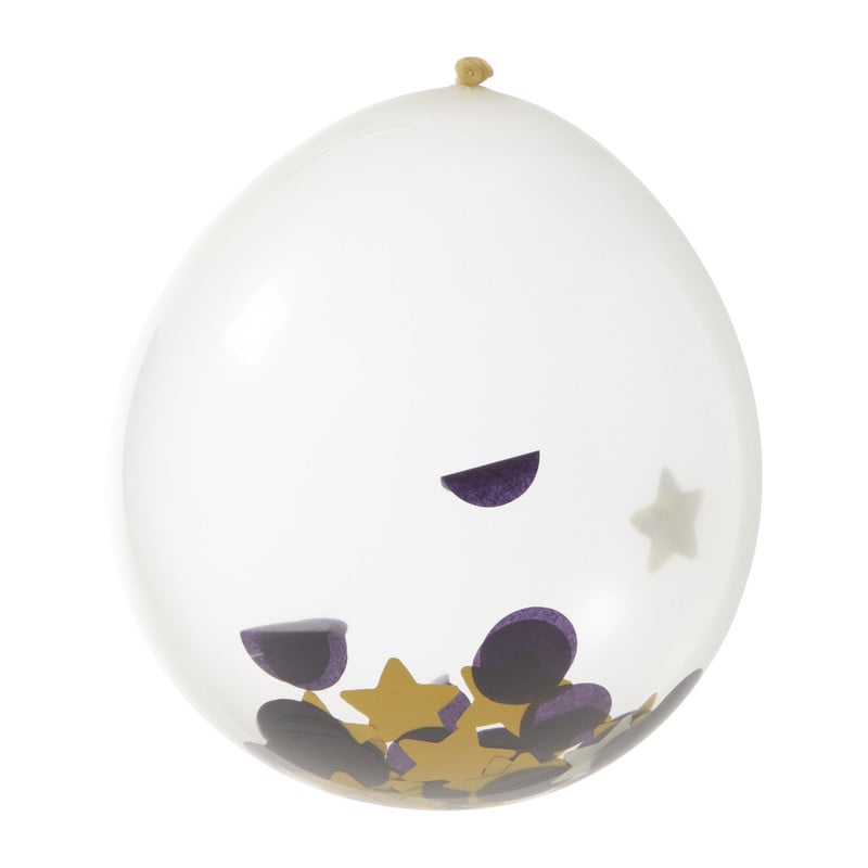 Confetti ballonnen happy new year - set van 6