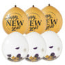 Confetti ballonnen happy new year - set van 6