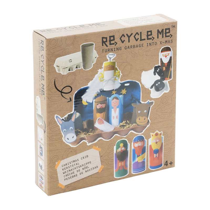 Re-Cycle-Me maak je eigen kerststal 