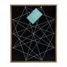 Wandframe met elastiek - 62x50 cm