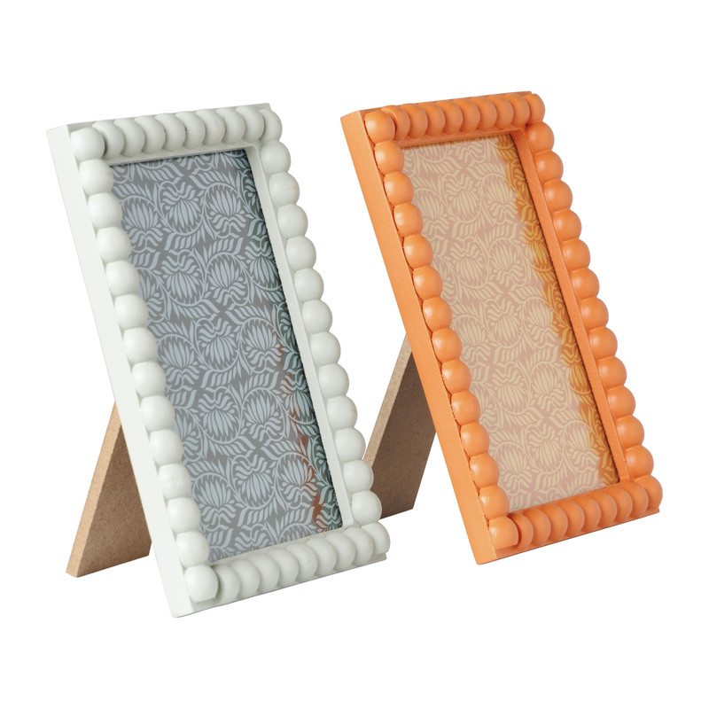 Fotolijst bobbles - groen - 11x17 cm