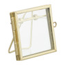 Fotolijst mini - goudkleurig - 6x6 cm