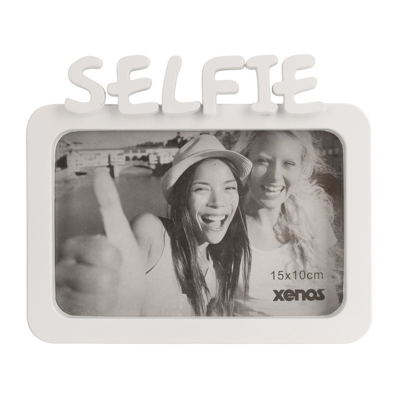 Fotolijst selfie - 10x15 cm - wit