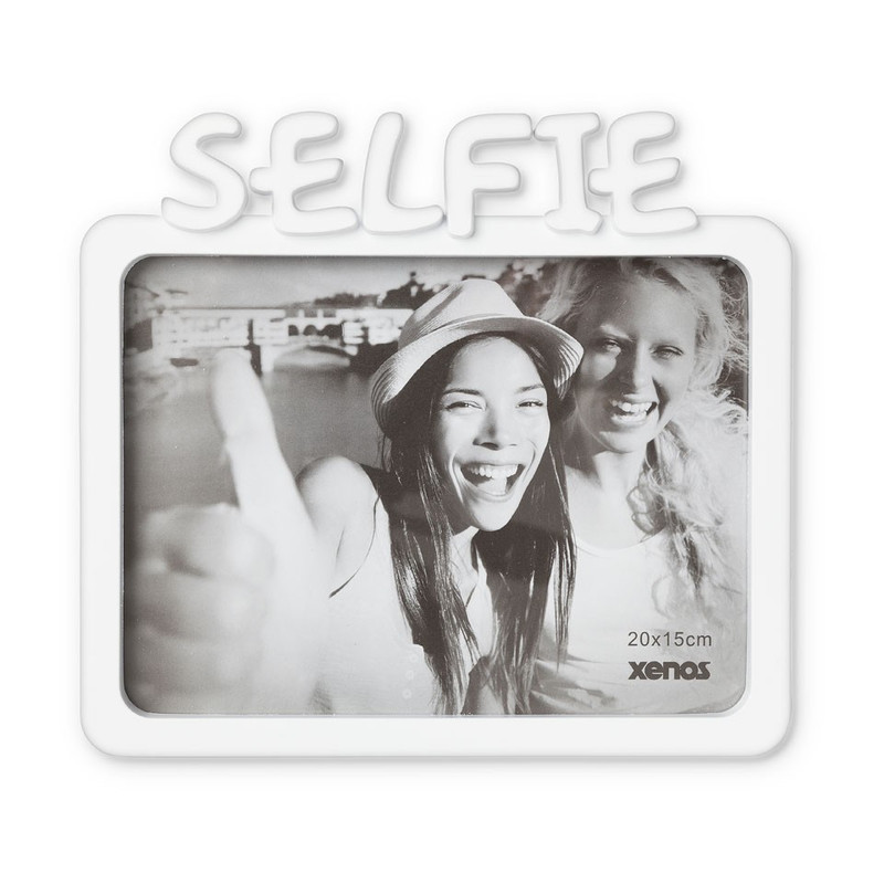 Fotolijst selfie - 15x20 cm - wit