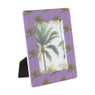 Fotolijst palmboom - paars - 10x15 cm
