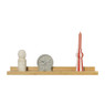 Wandplank bamboe - 4x66x12 cm - naturel