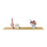 Wandplank bamboe - 4x95x12 cm - naturel