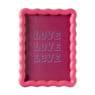 Fotolijst golfjes - roze - 13x18 cm