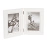 Fotolijst dubbel - 10x15 cm - wit
