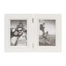Fotolijst dubbel - 10x15 cm - wit