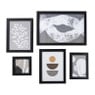 Fotolijstjes - zwart - set van 5