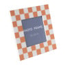 Fotolijst tokio - peach/wit - 10x10 cm
