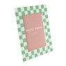 Fotolijst tokio - groen/wit - 13x18 cm