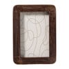 Fotolijst hout klein - bruin - 10x15 cm
