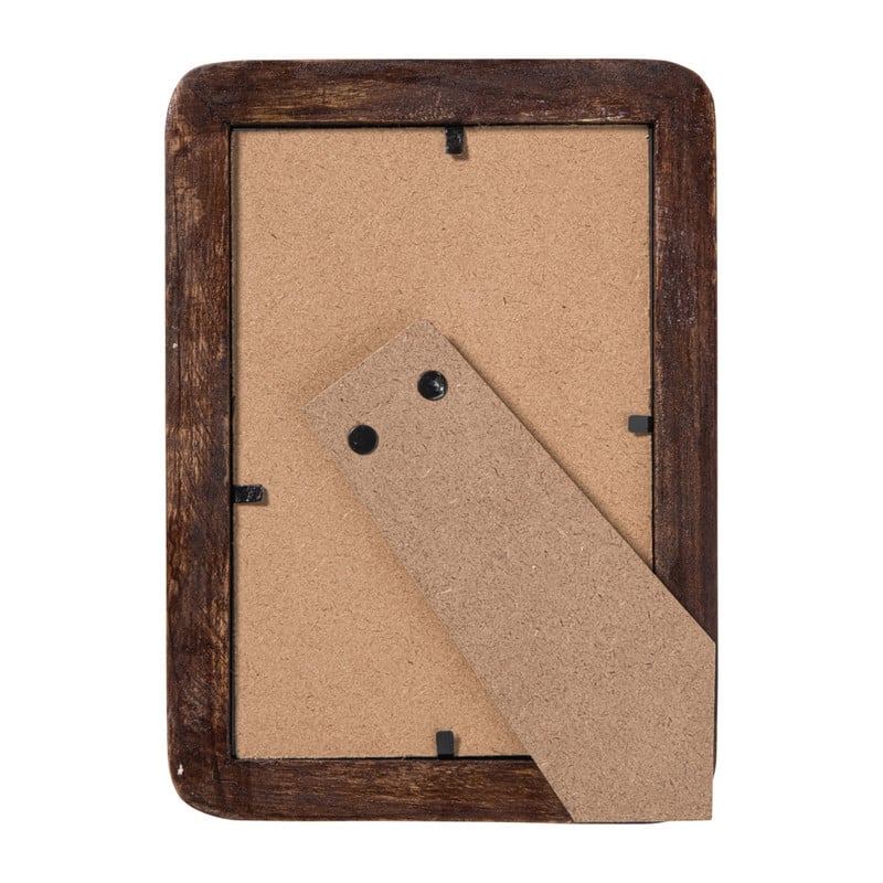 Fotolijst hout klein - bruin - 10x15 cm