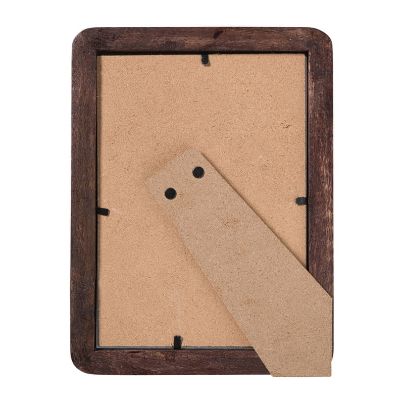 Fotolijst hout groot - bruin - 12.7x17.8 cm 