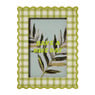 Fotolijst golf ruit - groen - 15x20 cm