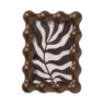 Fotolijst hout bolletjes klein - bruin - 10x15 cm