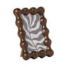 Fotolijst hout bolletjes klein - bruin - 10x15 cm