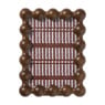 Fotolijst hout bolletjes groot - bruin - 13x18 cm