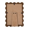 Fotolijst hout bolletjes groot - bruin - 13x18 cm