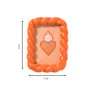 Mini fotolijstje - oranje - 7x9 cm