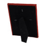 Fotolijst corduroy - rood - 10x15 cm