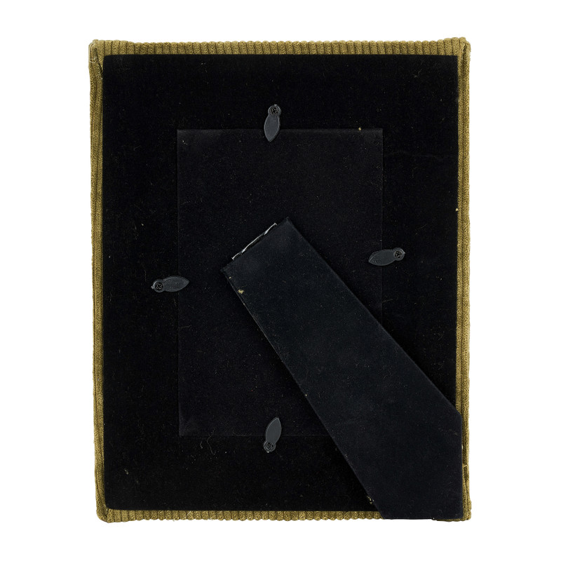Fotolijst Corduroy - groen - 10x15 cm